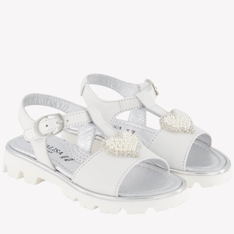 MonnaLisa Meisjes Sandalen in Wit