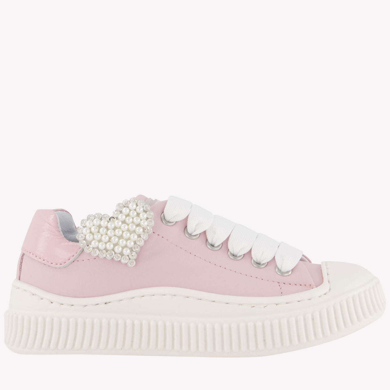 MonnaLisa Meisjes Sneakers in Licht Roze