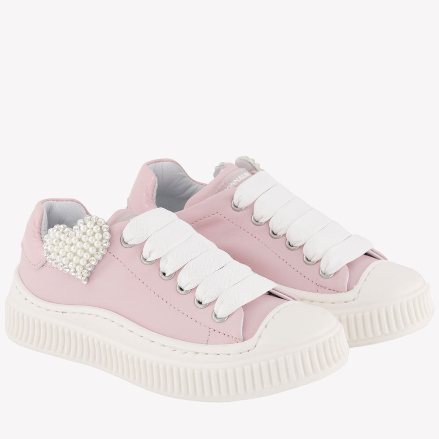 MonnaLisa Meisjes Sneakers in Licht Roze
