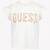 Guess Kinder Meisjes T-Shirt In Wit