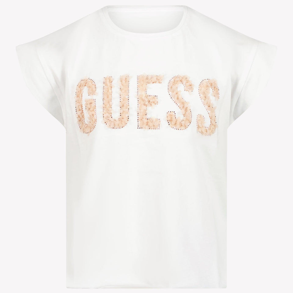 Guess Kinder Meisjes T-Shirt In Wit