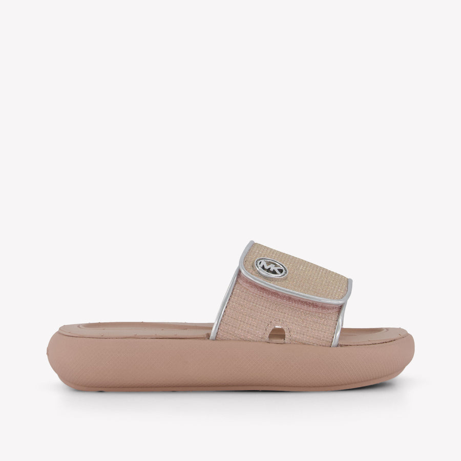 Michael Kors Raelynn Darby Meisjes Slippers In Licht Roze