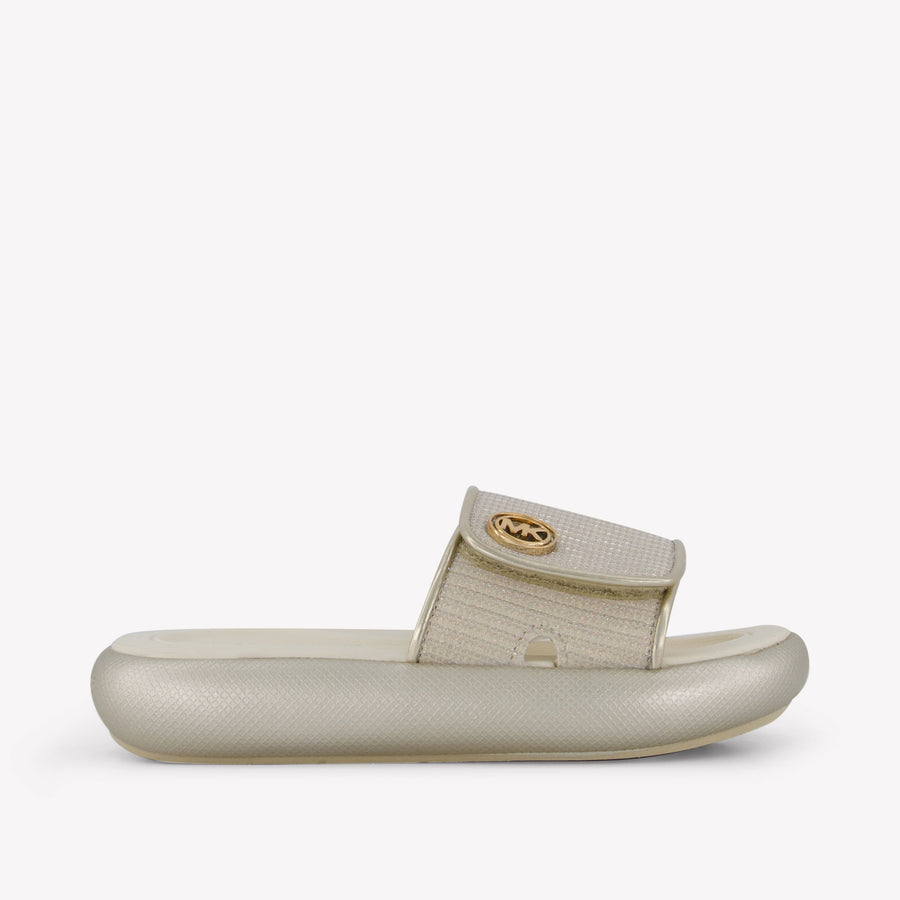 Michael Kors Raelynn Darby Meisjes Slippers In Goud