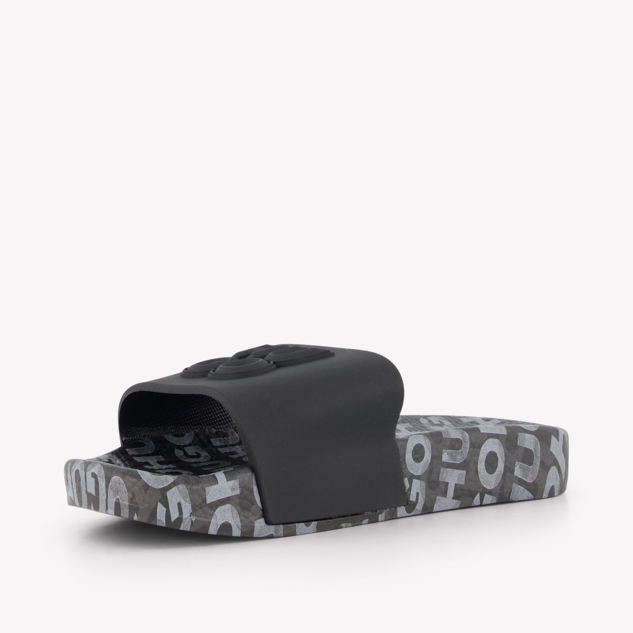 HUGO Kinder Jongens Slippers In Zwart