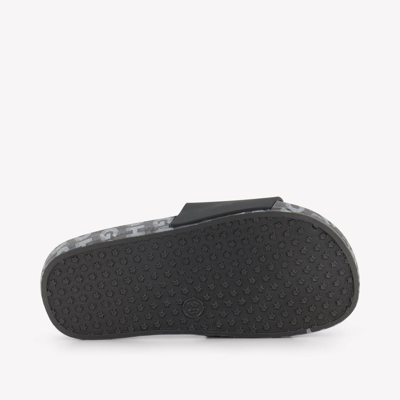 HUGO Kinder Jongens Slippers In Zwart