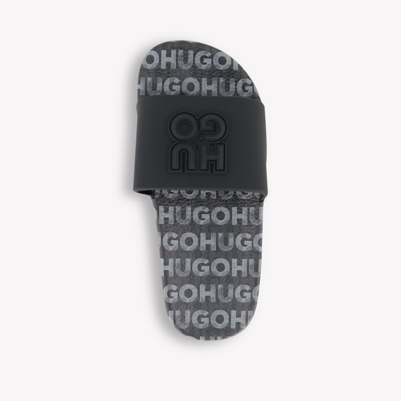 HUGO Kinder Jongens Slippers In Zwart