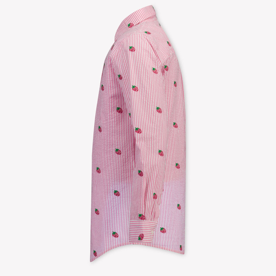 MC2 Saint Barth Kinder Meisjes Blouse In Roze