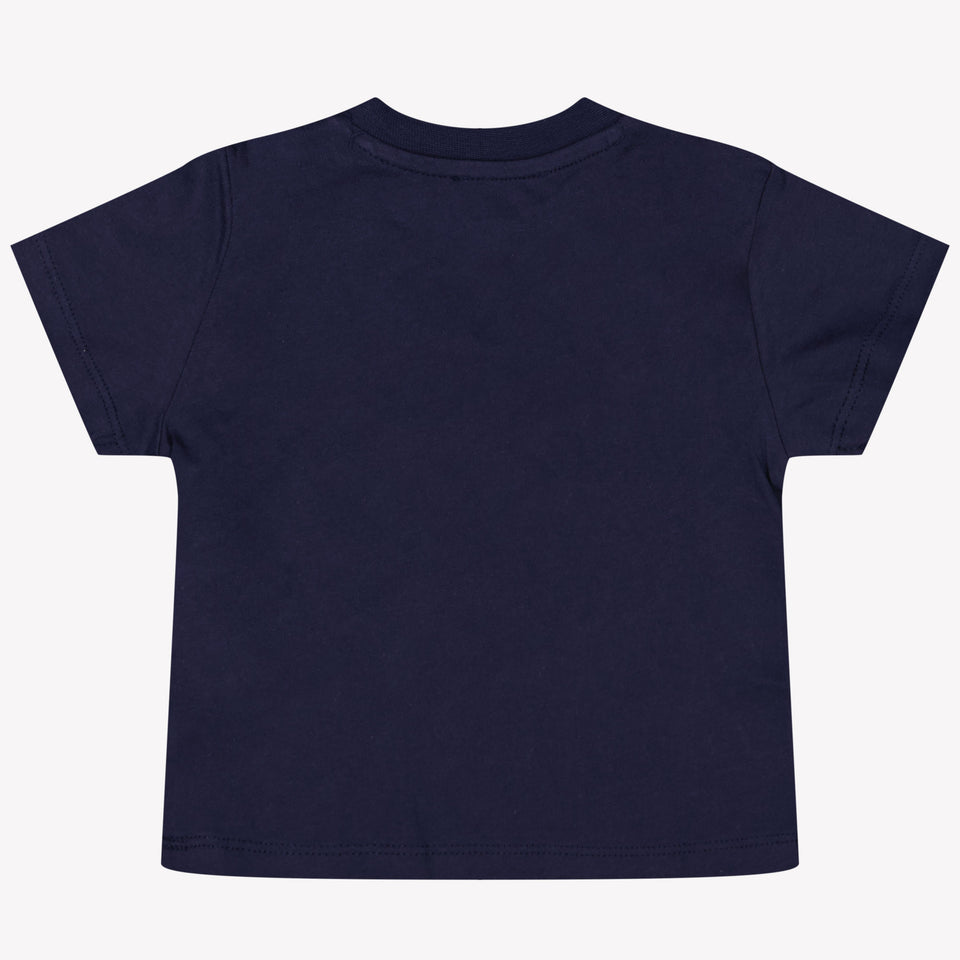 Kenzo Kids Baby Jongens T-Shirt In Navy