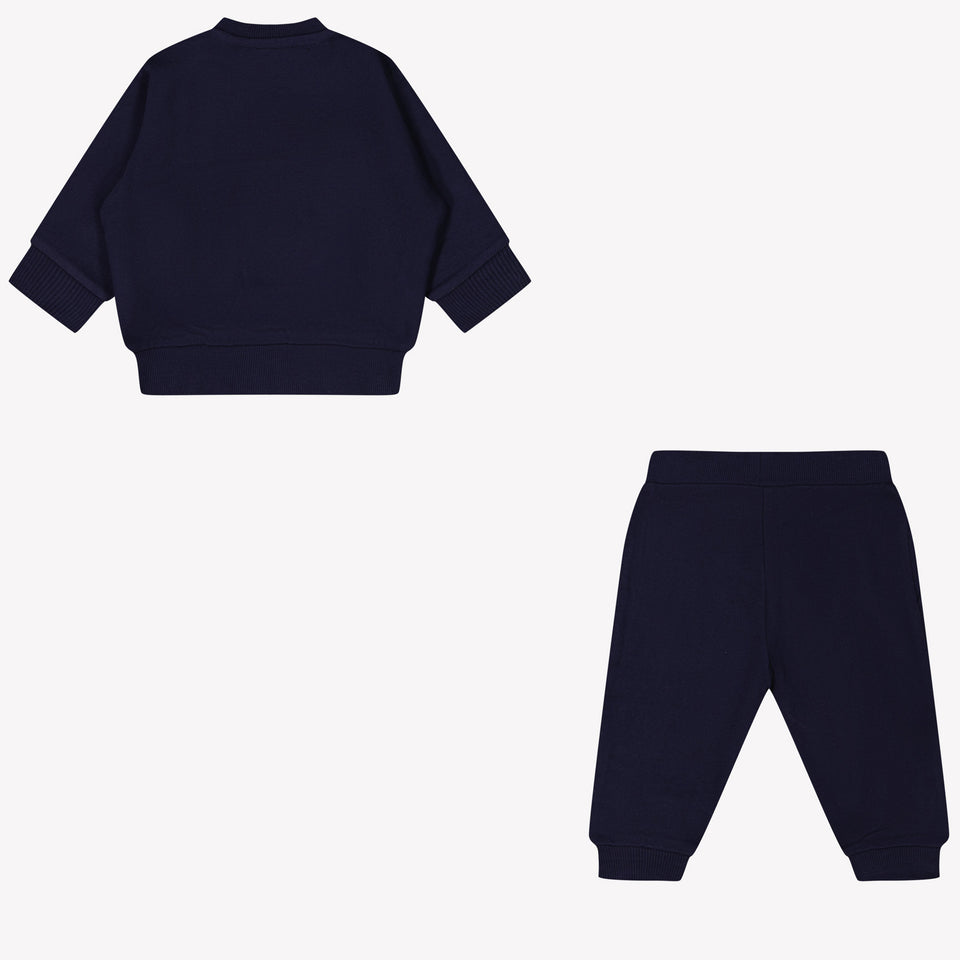 Kenzo Kids Baby Jongens Joggingpak In Navy