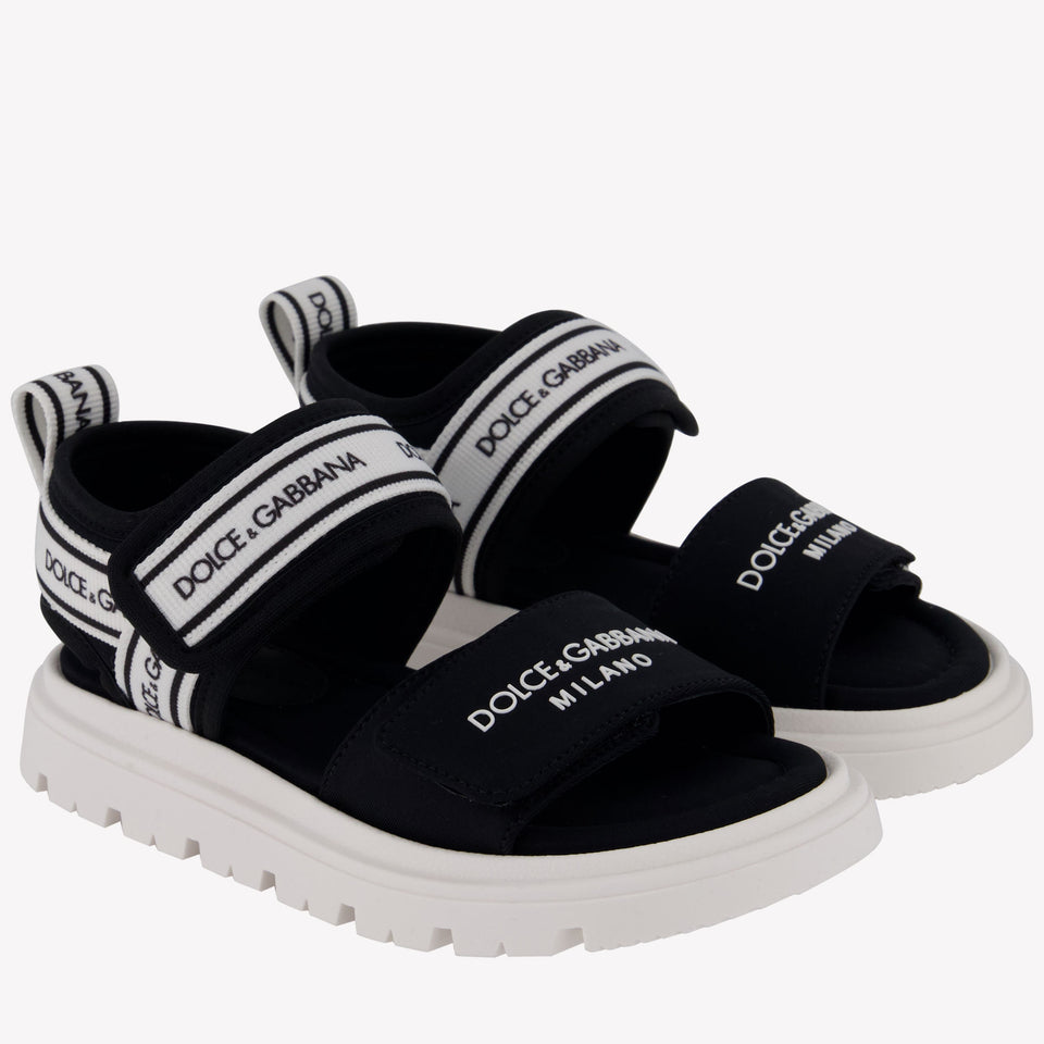 Dolce & Gabbana Unisex Sandalen In Zwart