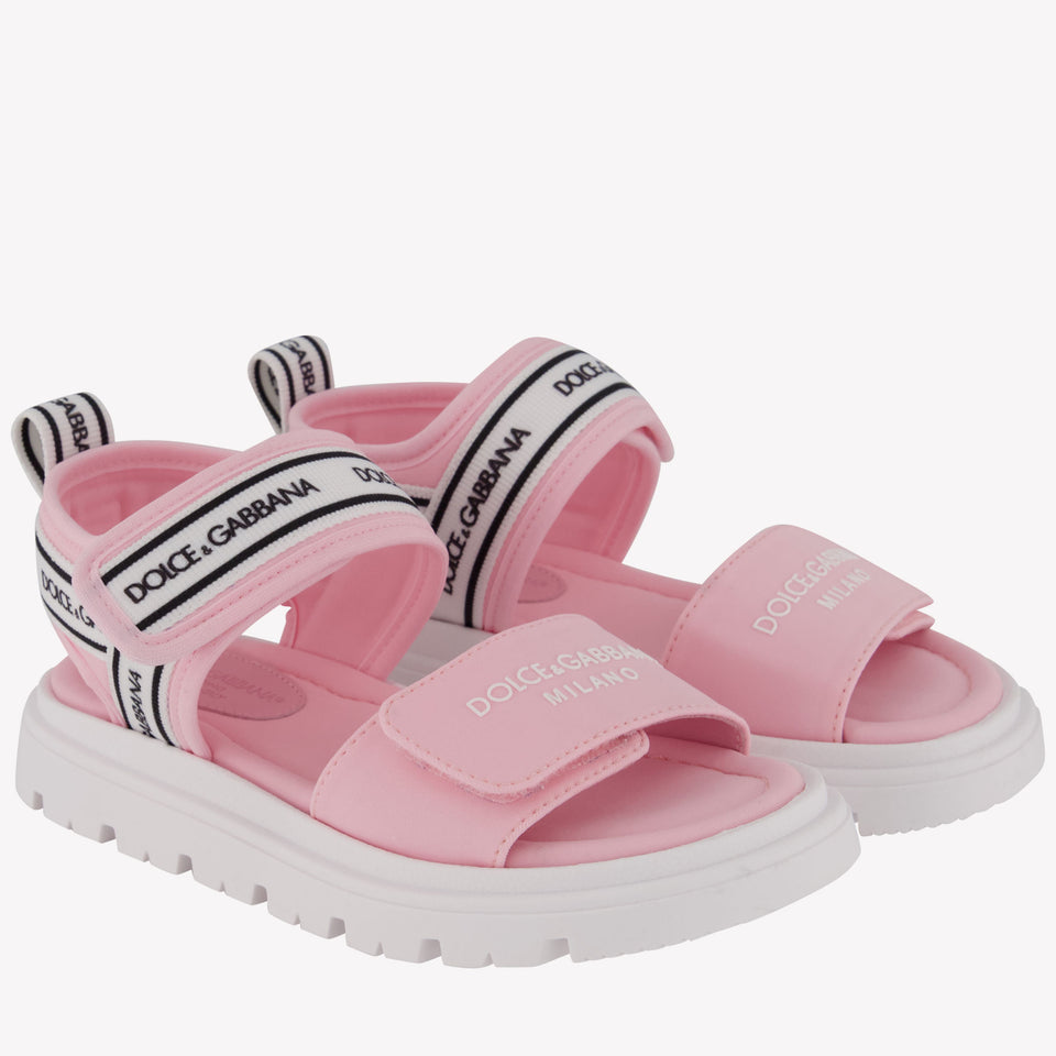 Dolce & Gabbana Meisjes Sandalen In Licht Roze