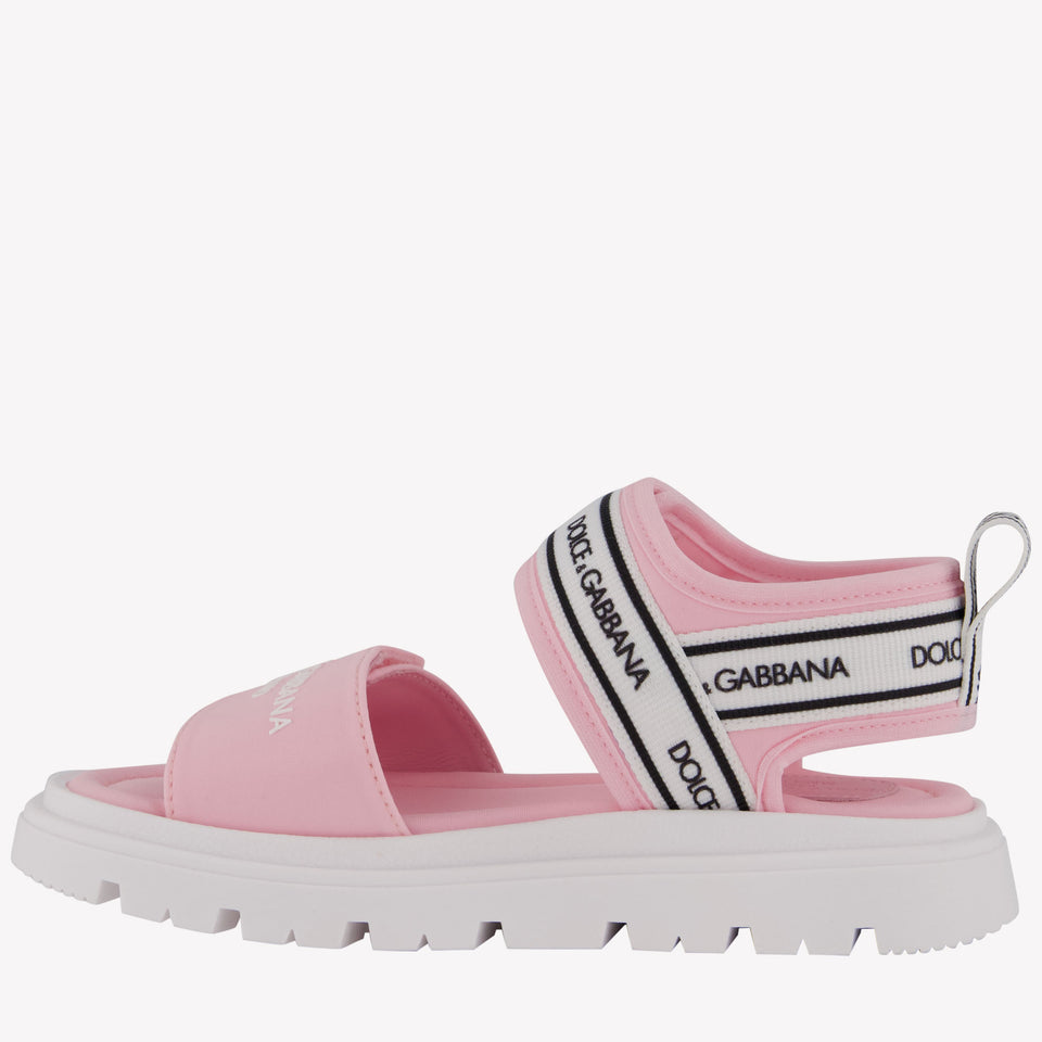 Dolce & Gabbana Meisjes Sandalen In Licht Roze