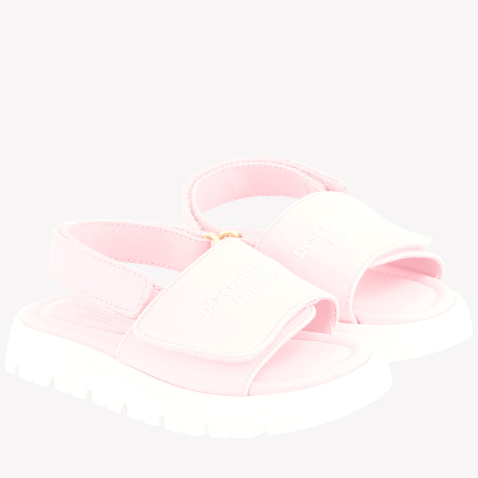 Dolce & Gabbana Meisjes Sandalen In Licht Roze