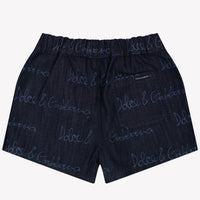Dolce & Gabbana Baby Jongens Shorts In Donker Blauw