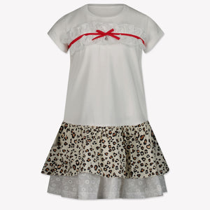 MonnaLisa Kinder Meisjes Jurk in Wit