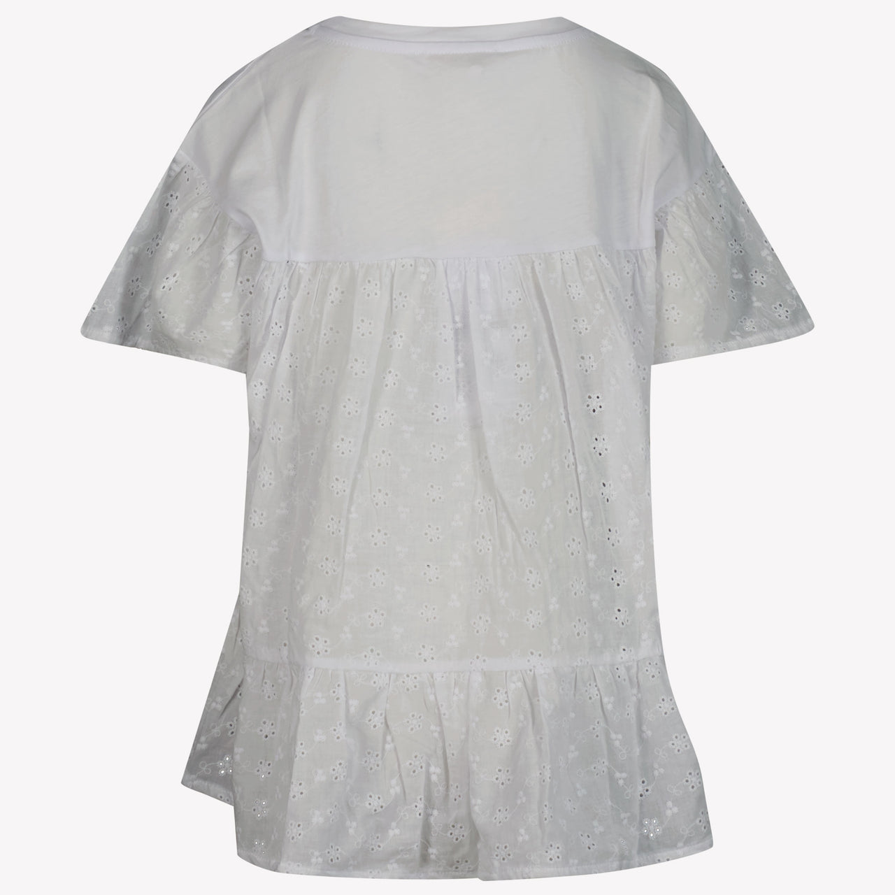 MonnaLisa Kinder Meisjes T-Shirt in Wit