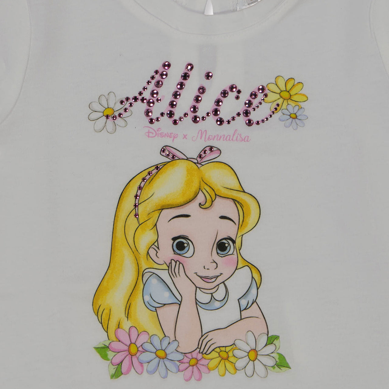 MonnaLisa Baby Meisjes T-Shirt in Wit