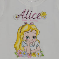 MonnaLisa Baby Meisjes T-Shirt in Wit