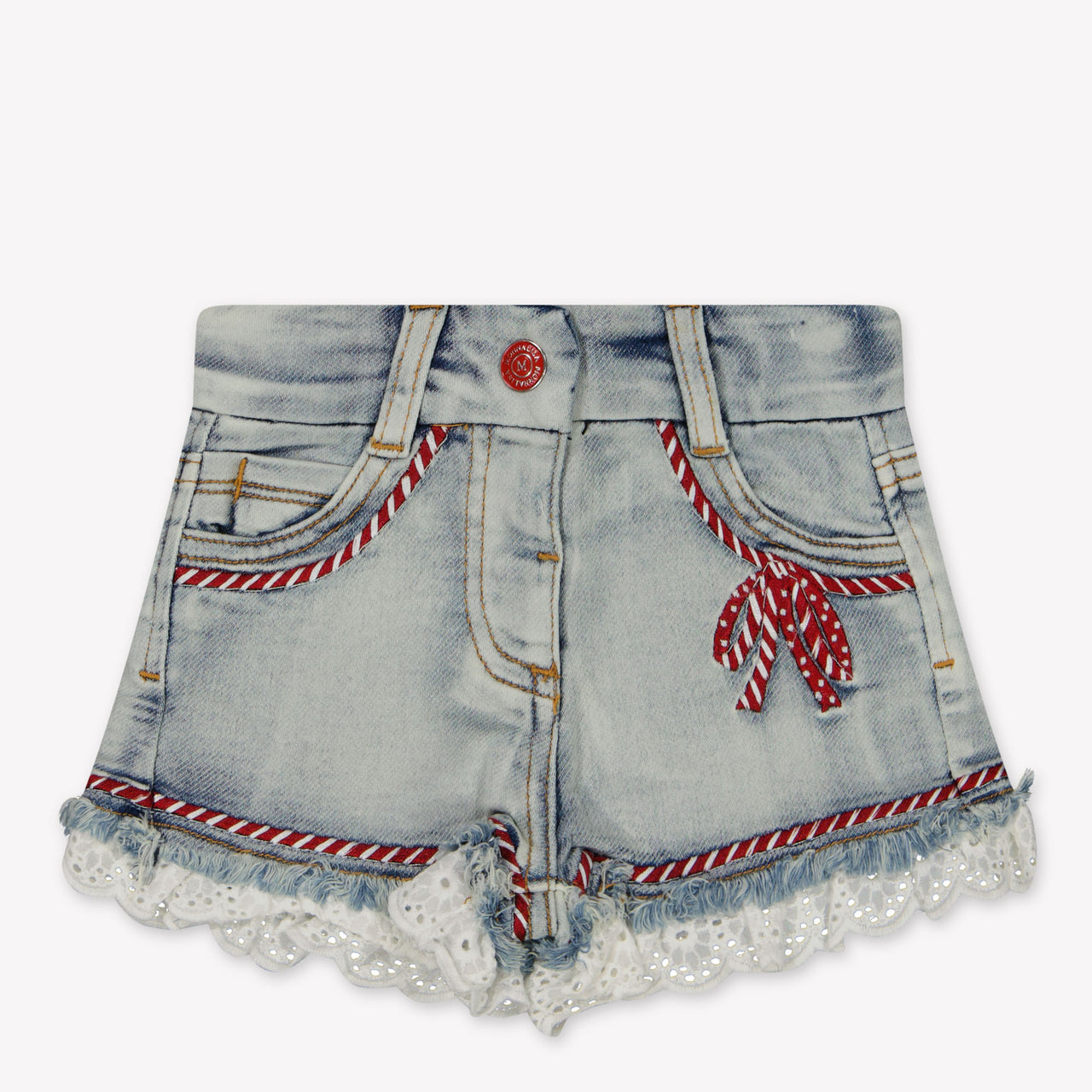MonnaLisa Baby Meisjes Shorts in Jeans