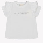 Givenchy Baby Meisjes T-Shirt In Wit