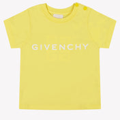 Givenchy Baby Jongens T-Shirt In Geel