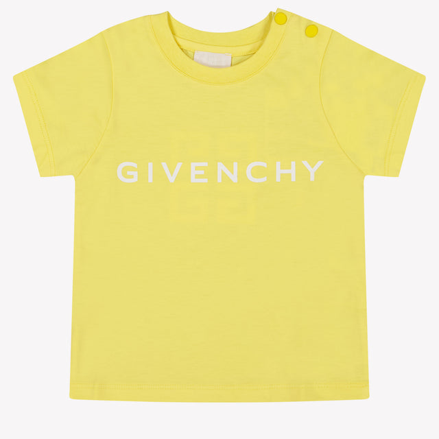 Givenchy Baby Jongens T-Shirt In Geel