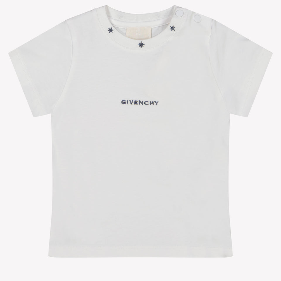 Givenchy Baby Jongens T-Shirt In Wit