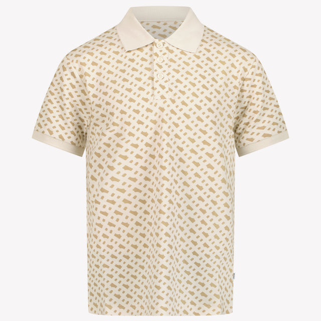 Boss Kinder Jongens Polo In Beige