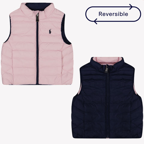 Ralph Lauren Baby Unisex Bodywarmer In Roze