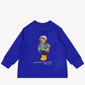 Ralph Lauren Baby Jongens T-Shirt In Cobalt Blauw