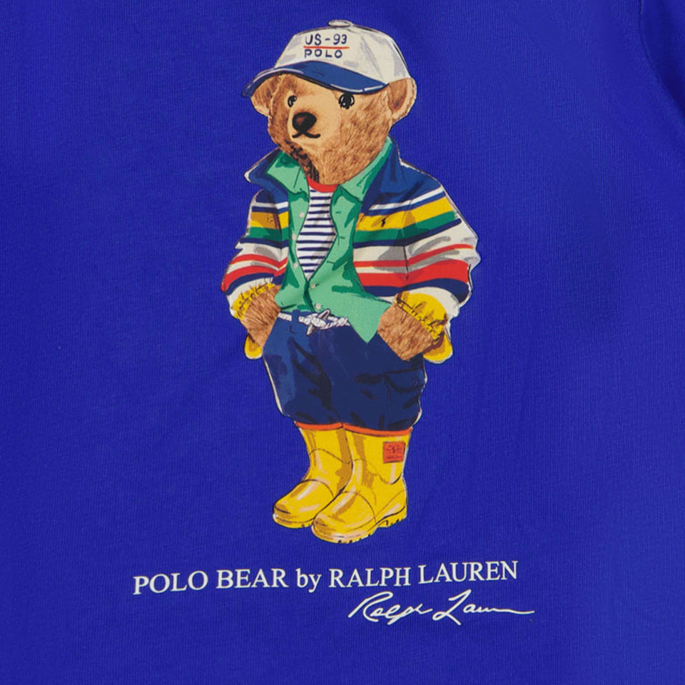 Ralph Lauren Baby Jongens T-Shirt In Cobalt Blauw