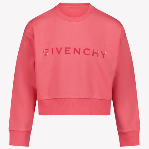 Givenchy Kinder Meisjes Trui In Fuchsia