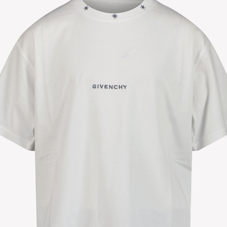 Givenchy Kinder Jongens T-Shirt In Wit