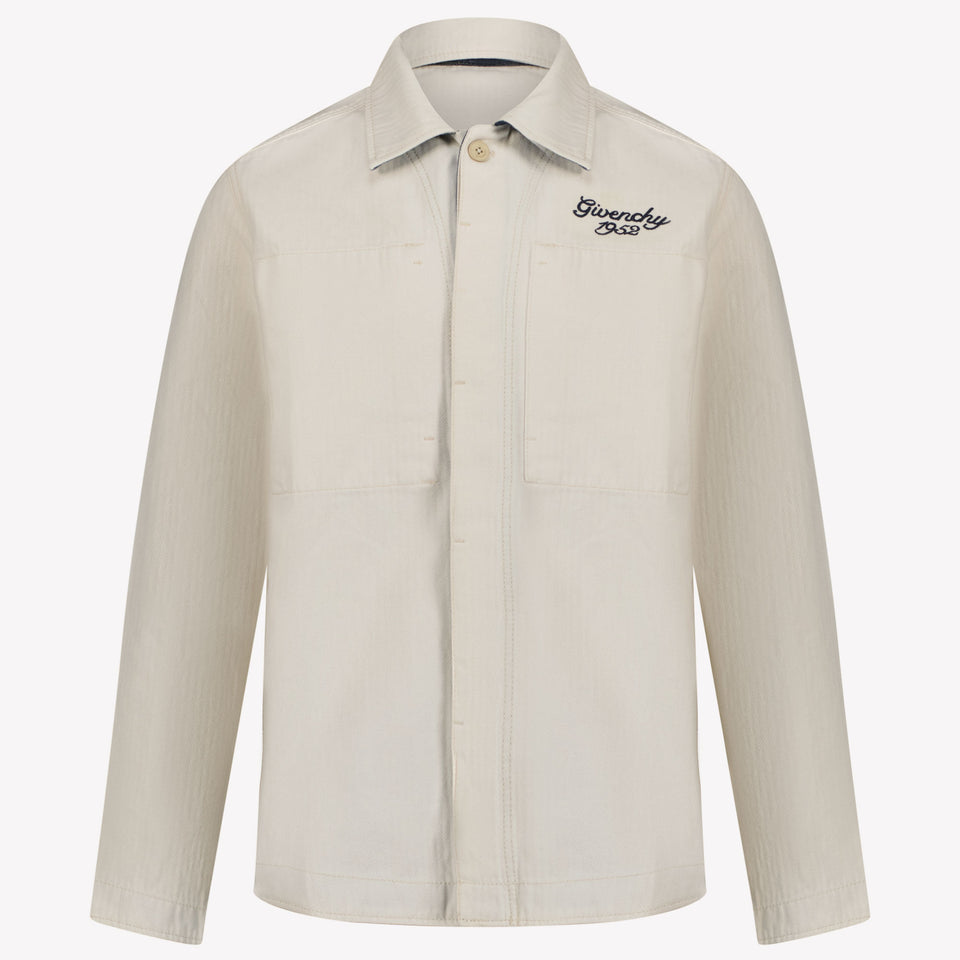 Givenchy Kinder Jongens Blouse In Beige