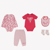 Guess Baby Unisex Boxpakje In Roze