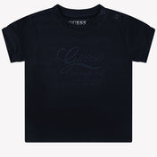 Guess Baby Jongens T-Shirt In Navy