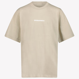 Dsquared2 Kinder Jongens T-Shirt In Beige