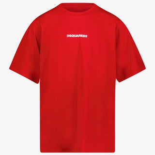 Dsquared2 Kinder Jongens T-Shirt In Rood