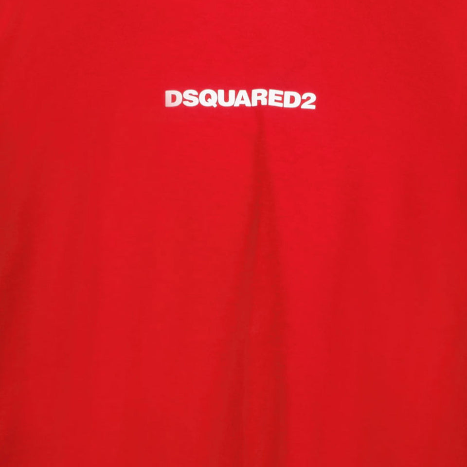 Dsquared2 Kinder Jongens T-Shirt In Rood