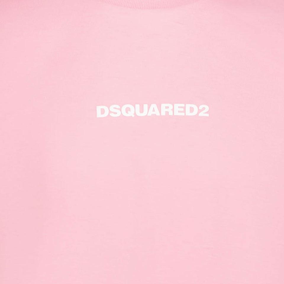 Dsquared2 Kinder Jongens T-Shirt In Roze