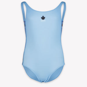 Dsquared2 Kinder Meisjes Zwemkleding In Licht Blauw
