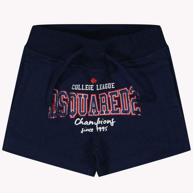 Dsquared2 Baby Unisex Shorts In Navy