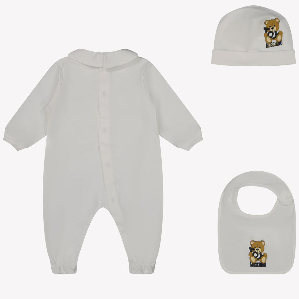 Moschino Baby Unisex Boxpakje In Wit