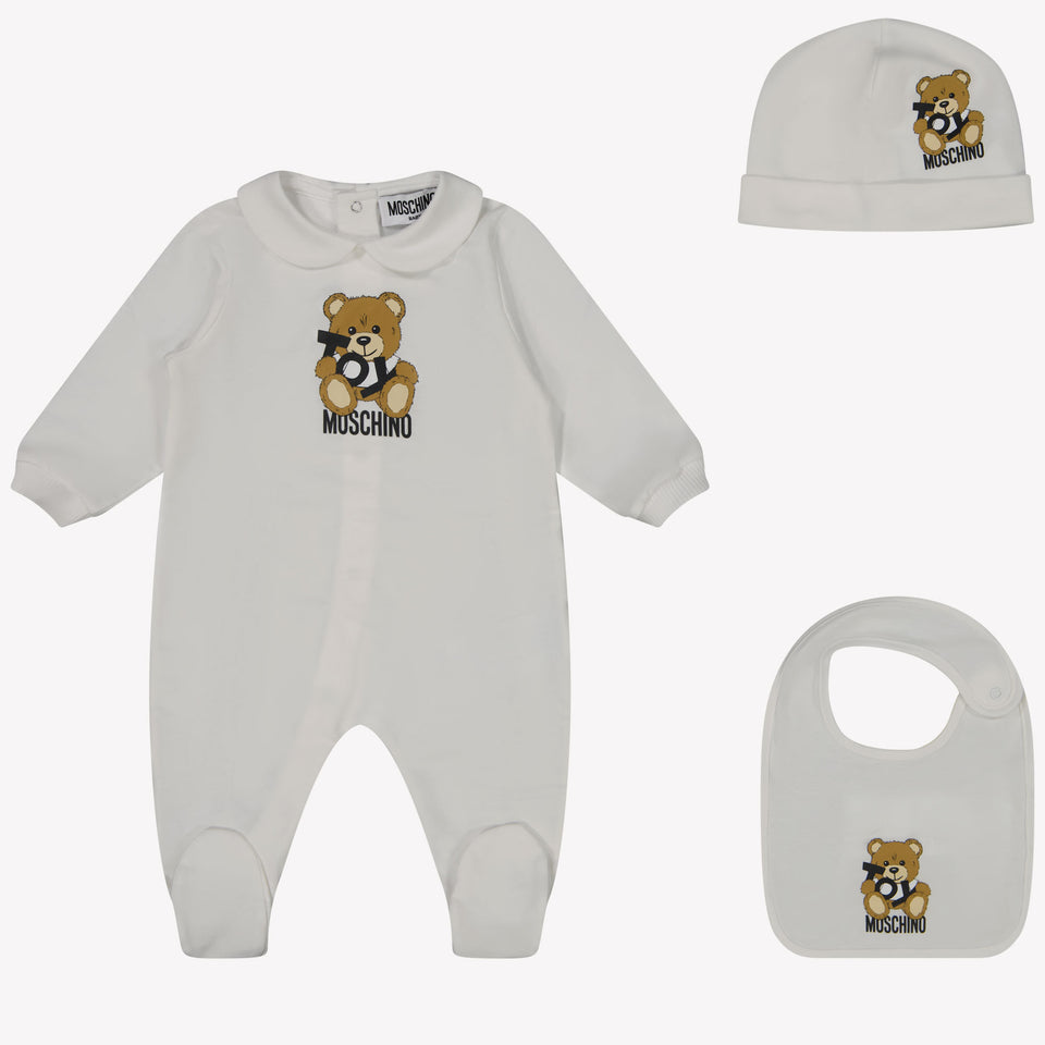 Moschino Baby Unisex Boxpakje In Wit