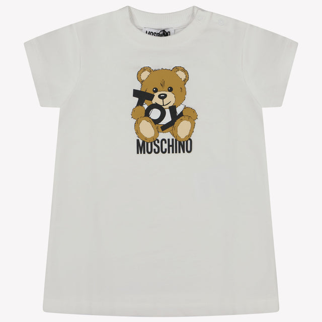 Moschino Baby Meisjes Jurk In Wit