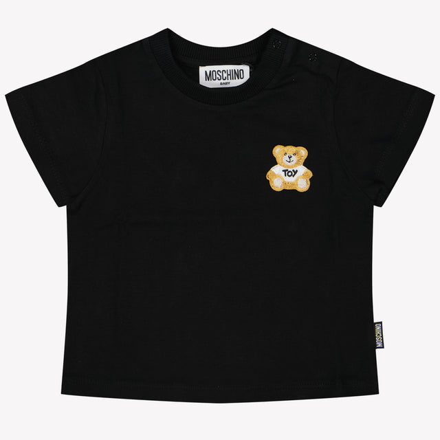 Moschino Baby Meisjes T-Shirt In Zwart