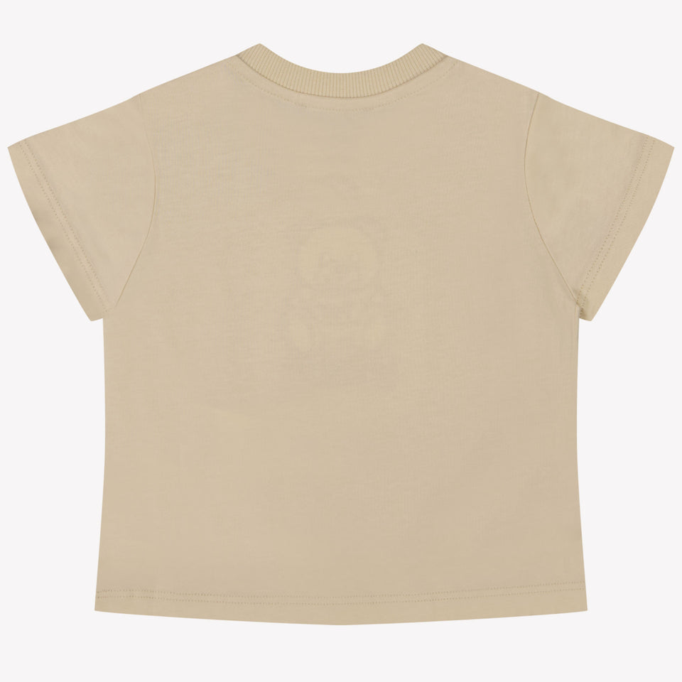 Moschino Baby Meisjes T-Shirt In Beige