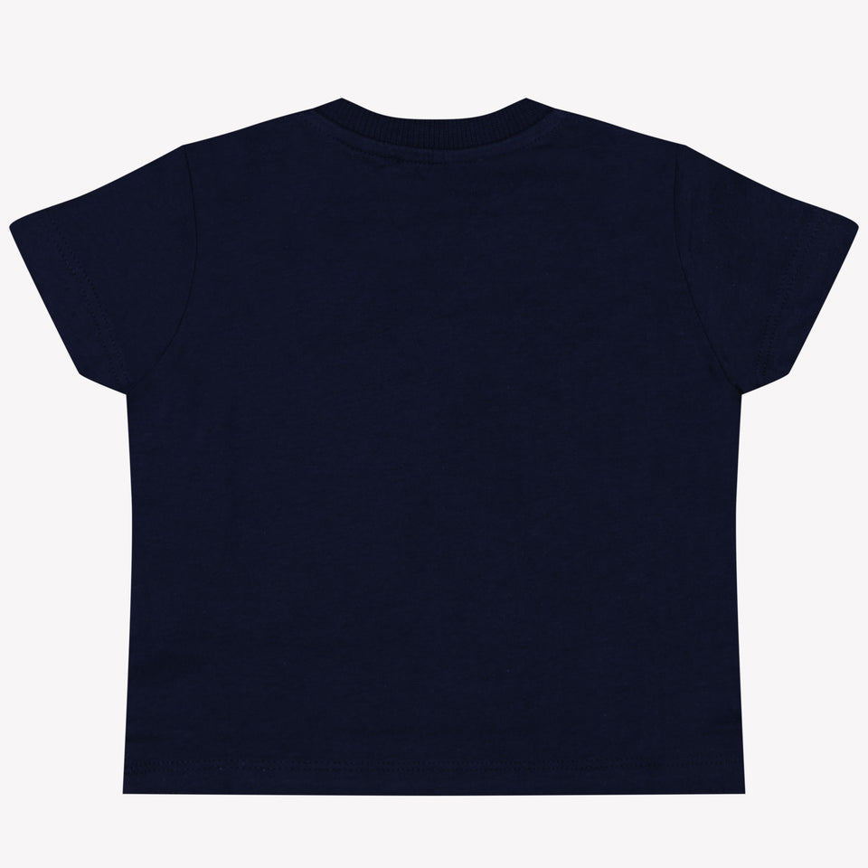 Moschino Baby Meisjes T-Shirt In Navy