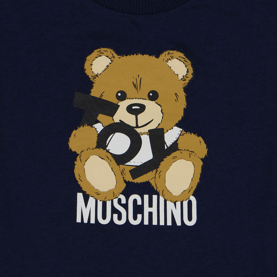 Moschino Baby Meisjes T-Shirt In Navy