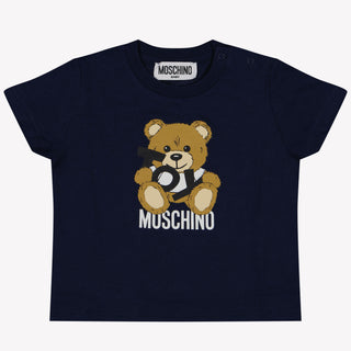 Moschino Baby Meisjes T-Shirt In Navy